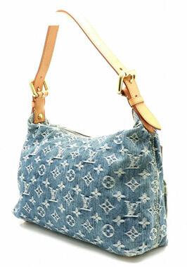 Louis Vuitton Monogram Bag One Denim Shoulder Semi Baggy